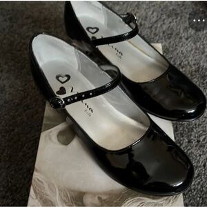 Girls Black Mary Jane Shoes